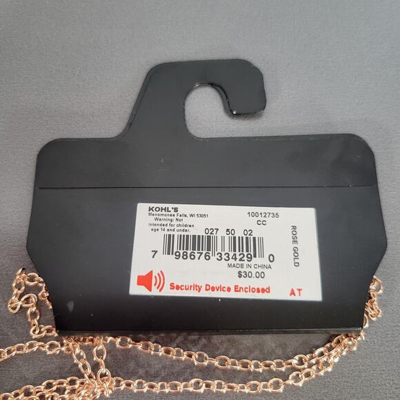 Rose Gold Tone Statement Necklace Filigree Beaded Fringe 16" +3" Extender - Picture 14 of 15